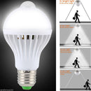 E27 9W PIR Infrared Motion Sensor Detection Auto Lamp LED Light Bulb 110V