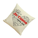 Vintage Linen Throw Pillow Case Waist Bolster Cushion Cover British Style