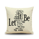 Chic Cotton Linen Throw Pillow Case Cushion Cover Sofa Bed British Style