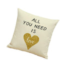 Cotton Linen Nap Cushion Cover Home Decor Throw Pillow Case British
