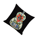 Retro Cotton Linen Nap Cushion Cover Home Decor Throw Pillow Case Guitar