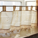 45x150cm Country Hollow Crochet Window Curtain Blackout Drape Panel Decor