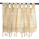 45x150cm Country Hollow Crochet Window Curtain Blackout Drape Panel Decor