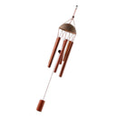 Coconut Husk Decor Windchimes Wind Chime Bamboo 7 Tube Hanging Ornament Home