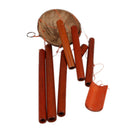 Coconut Husk Decor Windchimes Wind Chime Bamboo 7 Tube Hanging Ornament Home