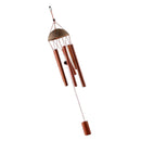 Coconut Husk Decor Windchimes Wind Chime Bamboo 7 Tube Hanging Ornament Home