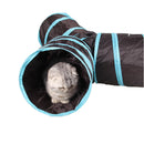 3 Ways Folding Portable Pet Cat Tunnel Dog Kitten Toys Playing Tube w/ Ball