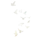 Set of 11pcs Birds Removable Mirror Decal Art Mural Wall Stickers Home Decor DIY