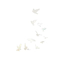 Set of 11pcs Birds Removable Mirror Decal Art Mural Wall Stickers Home Decor DIY