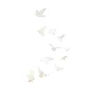 Set of 11pcs Birds Removable Mirror Decal Art Mural Wall Stickers Home Decor DIY