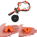 Picture Frame Woodworking Nylon Band Strap Clamp Ratchet Corner Miter Vise Tool
