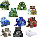 3D Tiger Duvet Cover Sheet Bed Linen Pillowcase Bedding Set Double Queen