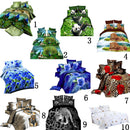 3D Tiger Duvet Cover Sheet Bed Linen Pillowcase Bedding Set Double Queen