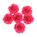 Artificial Silk Rose Flower Heads Wedding Home Party Decor Bridal Bouquet Charms Scrapbooking DIY Pack of 20PCS Red