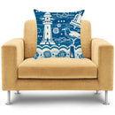 Nautical Decorative Cotton Linen Throw Pillow Case Cushion Cover Home Bedroom Sofa Car Cushion Decor Cover