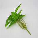 Taro Leaves Artificial Grass Leaf Greenery Foliage Plant Home Decor Green