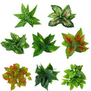 Taro Leaves Artificial Grass Leaf Greenery Foliage Plant Home Decor Green