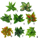 Taro Leaves Artificial Grass Leaf Greenery Foliage Plant Home Decor Green