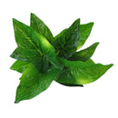 Plastic Artificial Taro Grass 12 Fork Leaves Home Wedding Party Decor