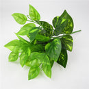 2x Artificial Scindapsus Leaves Leaf Plants Home Office Garden Wedding Decor