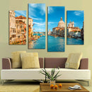 Large Canvas Modern Decor Wall Art Painting Picture City on the Water Print