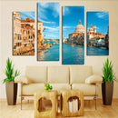 Large Canvas Modern Decor Wall Art Painting Picture City on the Water Print