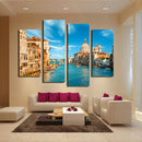 Large Canvas Modern Decor Wall Art Painting Picture City on the Water Print