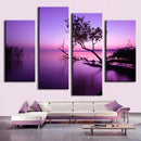 Canvas Modern Purple Lake Home Decor Wall Art Painting Picture Print