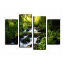 Canvas 30cm Modern Forest Stream Home Decor Wall Art Painting Picture Print