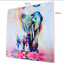 Home Bedroom Kids Room Wall Decor Canvas Modern Decor Wall Art Painting Picture Elephants Print Pattern Charms 30cm*30cm