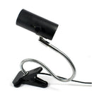 Aquarium Reptile Light Holder Clamp Ceramic Heat Lamp Stand EU Plug Black