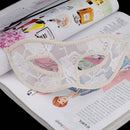 Adjustable Translucent Mask For Women Masquerade Ball Halloween Party Props Supplies White