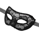 Adjustable Translucent Mask For Women Masquerade Ball Halloween Party Props Supplies Black