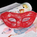 Adjustable Translucent Mask For Women Masquerade Ball Halloween Party Props Supplies Red