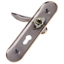 European Simplicity Indoor Latch Keys Lock Room Door Lock Handle Black