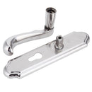 S0105 Stainless Steel Keyed Privacy Door Security Entry Mortise Lever Lock Set