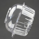 100pcs Clear Plastic Cupcake Cake Dome Favor Box Container for Wedding Party