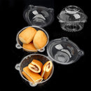 100pcs Clear Plastic Cupcake Cake Dome Favor Box Container for Wedding Party