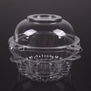 100pcs Clear Plastic Cupcake Cake Dome Favor Box Container for Wedding Party