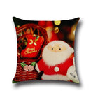 Cotton Linen Nap Cushion Cover Home Decor Throw Pillow Case Christmas Decor Santa