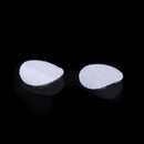 Self Adhesive White Coins Hook and Loop Sticky Stick-On 500pcs 20mm Dots
