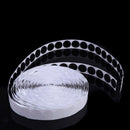 Self Adhesive Black 500pcs 20mm Dots Coins Hook and Loop Sticky Stick-On