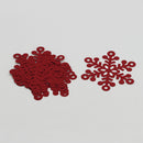 Beautiful Pearlescent Paper Cut Snow Shaped Glass Place Cards Christmas Wedding Anniversary Celebration Festival Restaurant Supplies PACK OF 50PCS