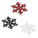 Beautiful Pearlescent Paper Cut Snow Shaped Glass Place Cards Christmas Wedding Anniversary Celebration Festival Restaurant Supplies PACK OF 50PCS