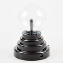 USB Magic Black Base Glass Plasma Ball Sphere Lamp Light Party New