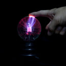 USB Magic Black Base Glass Plasma Ball Sphere Lamp Light Party New
