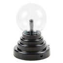 USB Magic Black Base Glass Plasma Ball Sphere Lamp Light Party New