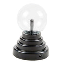 USB Magic Black Base Glass Plasma Ball Sphere Lamp Light Party New