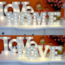 Wood LED 6'' Marquee Letter Lights Circus Style Alphabet Light Up Plaques A