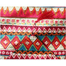 30*180cm Bohemian Table Runner Tassel Cotton Tablecloth Cover Home Cafe Bar Dining Table Tea Table Decor Mat -Red